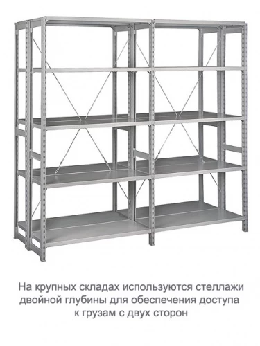 Стеллаж для одежды ТСУ 2/4 (2500х1060х600) П